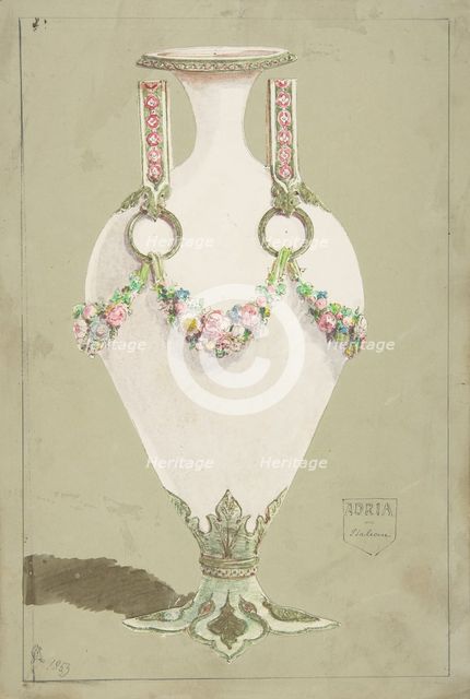 Design for an Ewer, 1853. Creator: Anon.