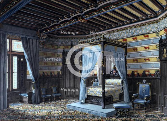 Design for an interior, 1868. Artist: Unknown