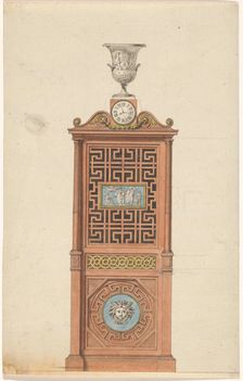 Design for an organ pendula, c.1785-c.1790. Creator: Anon