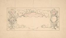 Design for Banknote or Certificate, 1830-1900. Creator: Robert William Hume