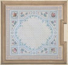 Design for Bathroom Ceiling, Hôtel Cahen d'Anvers, second half 19th century. Creators: Jules-Edmond-Charles Lachaise, Eugène-Pierre Gourdet