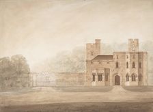 Design for Bishopsgate Lodge, at Windsor Castle, Berkshire, ca. 1820-30. Creator: Jeffry Wyatville