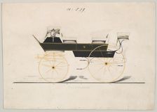 Design for Break de Promenade, no. 519, 1850-70. Creator: Brewster & Co