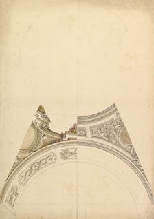 Design for Ceiling, 18th century. Creator: Workshop of Leonardo Marini