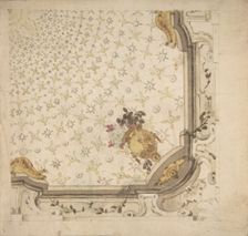 Design for Ceiling, 18th century. Creator: Workshop of Leonardo Marini