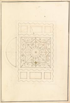 Design for Ceiling of Ladies Dressing Room at the Pantheon, Oxford Street, London, ca. 1770. Creator: James Wyatt