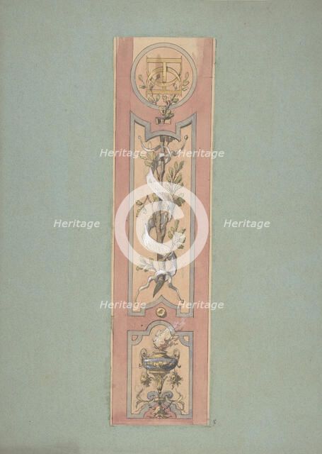 Design for Ceiling at Fontainebleau, second half 19th century. Creators: Jules-Edmond-Charles Lachaise, Eugène-Pierre Gourdet.