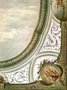 Design for ceiling decoration, Italy, (1928). Creator: Unknown