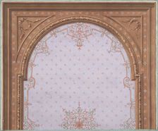 Design for Ceiling, Hôtel Cottier, ca. 1879. Creators: Jules-Edmond-Charles Lachaise, Eugène-Pierre Gourdet