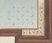 Design for Ceiling, Hôtel Hope, 1867. Creators: Jules-Edmond-Charles Lachaise, Eugène-Pierre Gourdet