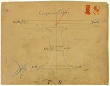 Design for Compotier No. 6873, 1882/83. Creator: Tiffany & Co