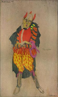Design for Costume in Ben Jonson's The Devil is an Ass, c1927. Artist: Claud Lovat Fraser