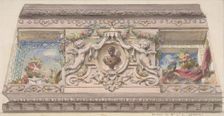 Design for Cove, Hôtel Cahen d'Anvers, second half 19th century. Creators: Jules-Edmond-Charles Lachaise, Eugène-Pierre Gourdet