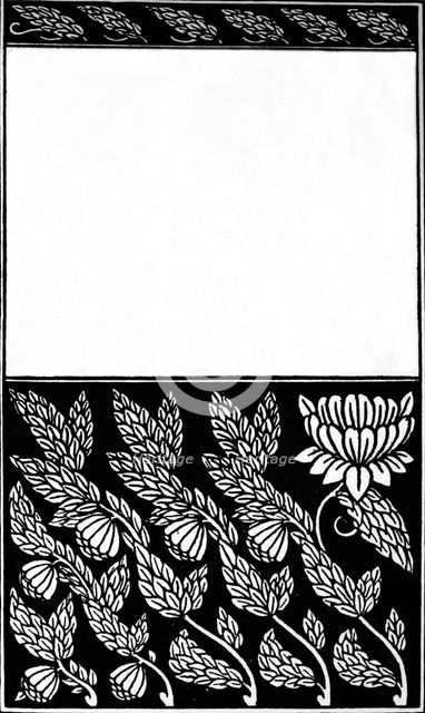 'Design for Cover of Nobody's Fault, 1914. Artist: Aubrey Beardsley.