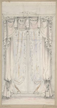 Design for Curtains, 1841-84. Creator: Charles Hindley & Sons
