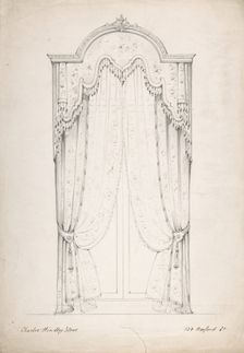 Design for Curtains, 1841-84. Creator: Charles Hindley & Sons