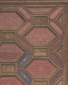 Design for Dining Room, Hôtel de Doctor Cranchi, 1872. Creators: Jules-Edmond-Charles Lachaise, Eugène-Pierre Gourdet