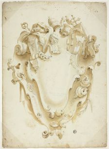 Design for Ecclesiastical Escutcheon, n.d. Creator: Unknown