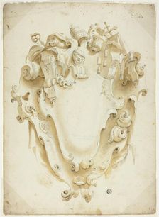 Design for Ecclesiastical Escutcheon, n.d. Creator: Unknown