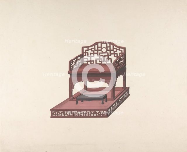 Design for Export Furniture, ca. 1800. Creator: Anon.