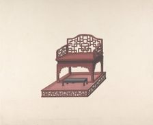 Design for Export Furniture, ca. 1800. Creator: Anon
