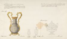 Design for Four Vases, ca. 1770-85. Creator: Anon