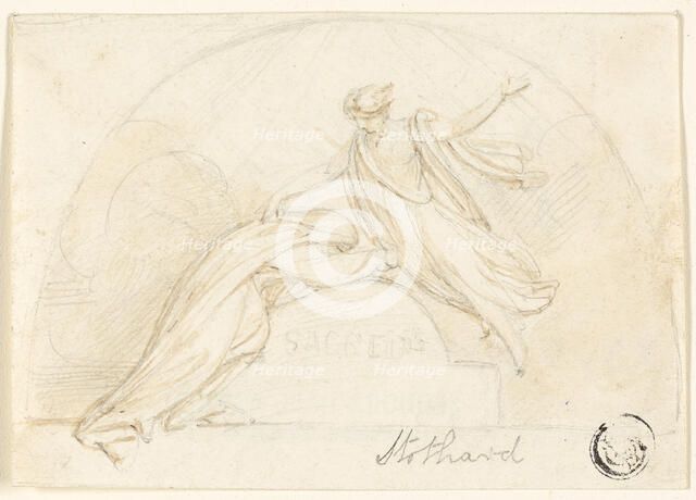 Design for Funerary Monument, n.d. Creator: John Flaxman.