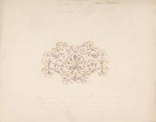 Design for Grand Salon, Ground Floor, Hôtel Candamo, ca. 1873. Creators: Jules-Edmond-Charles Lachaise, Eugène-Pierre Gourdet