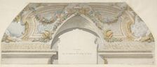 Design for Hôtel de Trevise, Paris, second half 19th century. Creators: Jules-Edmond-Charles Lachaise, Eugène-Pierre Gourdet