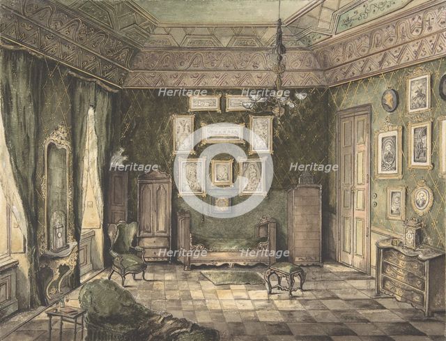 Design for Interior, 19th century. Creator: Anon.