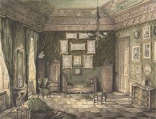 Design for Interior, 19th century. Creator: Anon