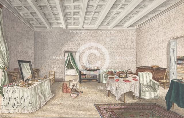 Design for interior, ca. 1830. Creator: Charles de Brocktorff.