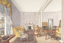 Design for interior, ca. 1830. Creator: Charles de Brocktorff