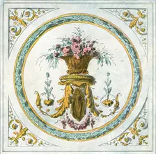 Design for interior decoration, France, (1928). Creator: Unknown
