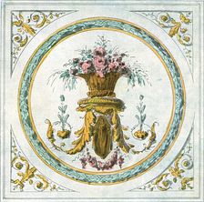 Design for interior decoration, France, (1928). Creator: Unknown