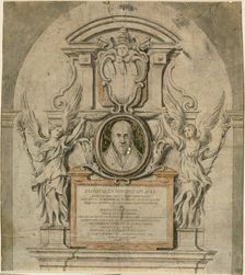 Design for Memorial to Pope Gregory XV, n.d. Creator: Unknown