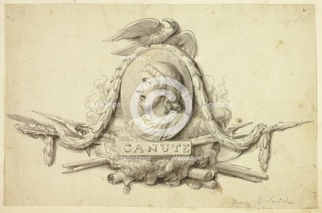 Design for Medallion of King Canute, n.d. Creator: Sir Robert Smirke.