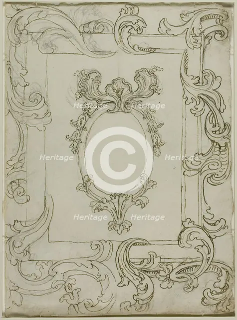 Design for Mirror or Picture Frame, n.d. Creator: Unknown.