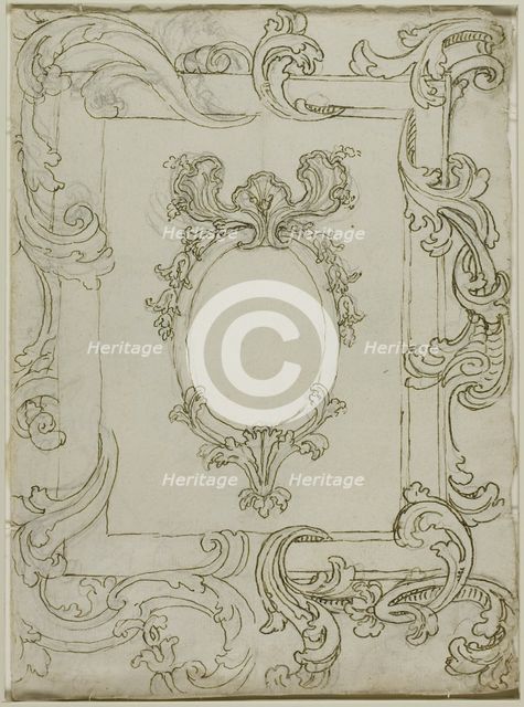 Design for Mirror or Picture Frame, n.d. Creator: Unknown.