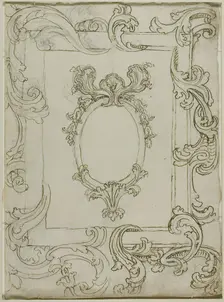 Design for Mirror or Picture Frame, n.d. Creator: Unknown