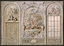 Design for mural decoration, Italy, (1928). Creator: Unknown