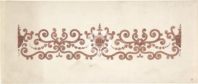 Design for Panel Decoration, 1828-40. Creator: J Hulme.