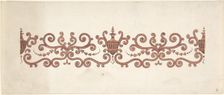 Design for Panel Decoration, 1828-40. Creator: J Hulme