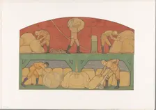 Design for painting in the Berlage stock exchange: De Handel, 1878-1938. Creator: Richard Roland Holst