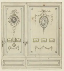 Design for part of a wall painting for the Van Hasselt side room, c.1752-c.1819. Creator: Juriaan Andriessen
