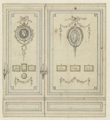 Design for part of a wall painting for the Van Hasselt side room, c.1752-c.1819. Creator: Juriaan Andriessen