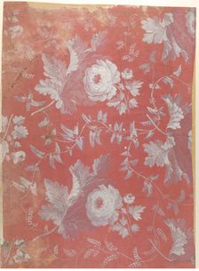 Design for Patterned Silk, ca. 1780-1825 . Creator: Attributed to Jean François Bony