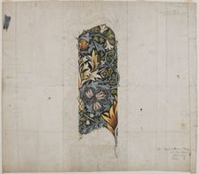 Design for snakehead 1876. Creator: William Morris