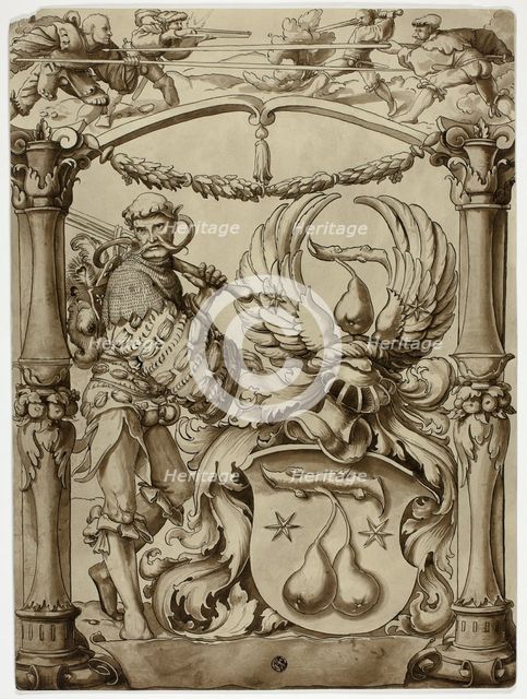 Design for Swiss Heraldic Arms, n.d. Creator: Unknown.