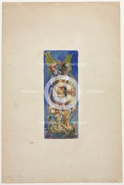 Design for Stained Glass. Creator: John La Farge (American, 1835-1910).